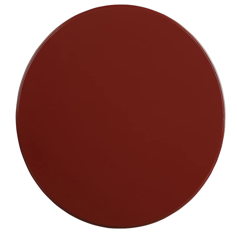 Round Wooden Side Table