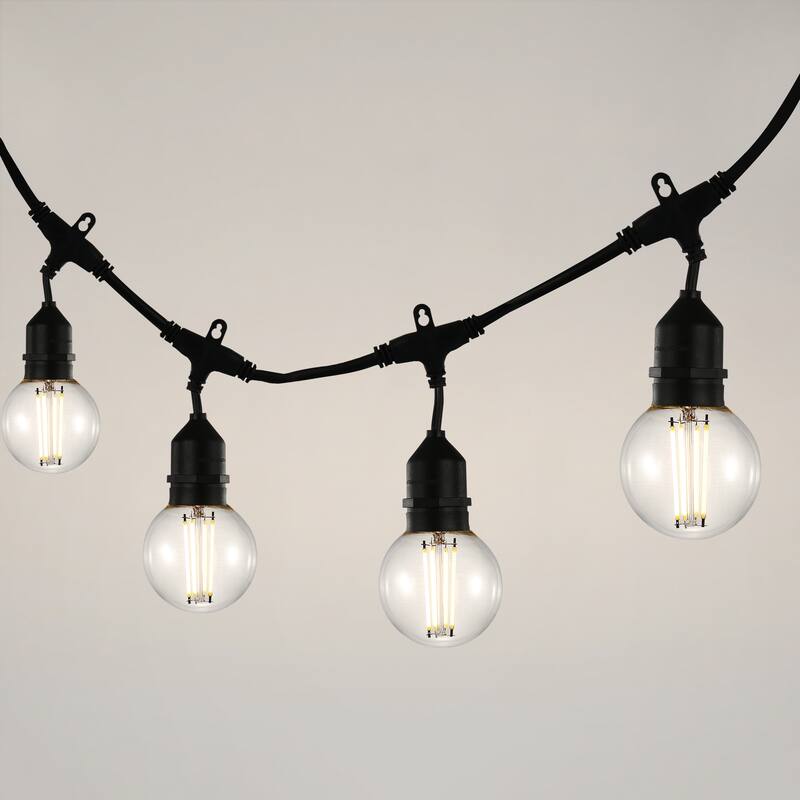 Light Society Koby G16.5 Clear LED Filament Light Bulb (Set of 6)