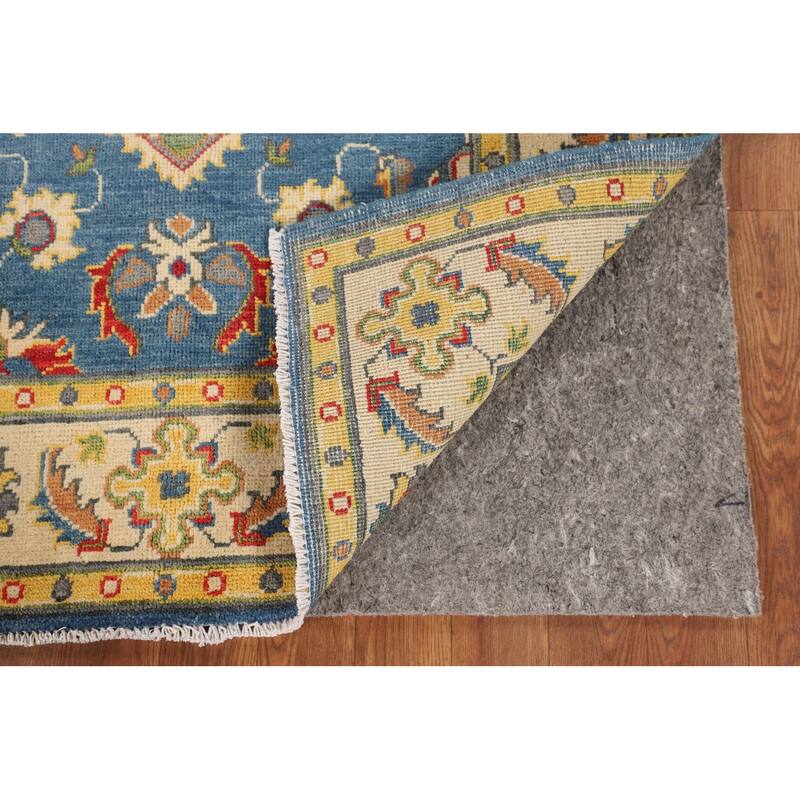 Blue Oushak Oriental Accent Rug Hand-Knotted Wool Carpet - 3'3" x 4'11"