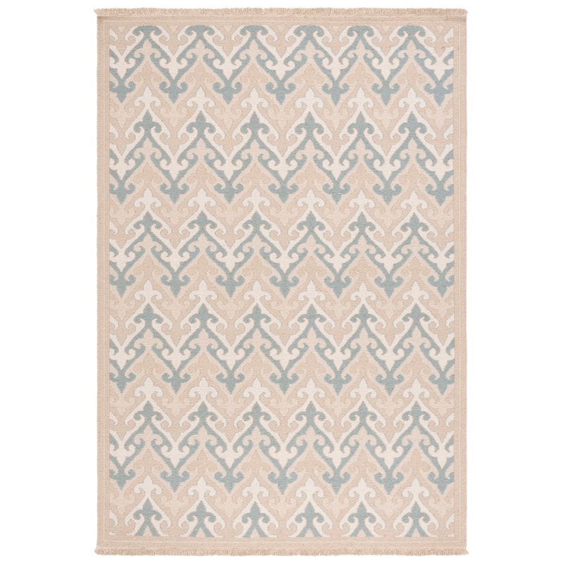 SAFAVIEH Indo Handmade Deborrah Sumak Flatweave Rug - 6'x9' - Beige/Multi
