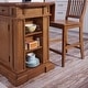 preview thumbnail 6 of 5, Homestyles Americana Cottage Oak 3-Piece Kitchen Island Set