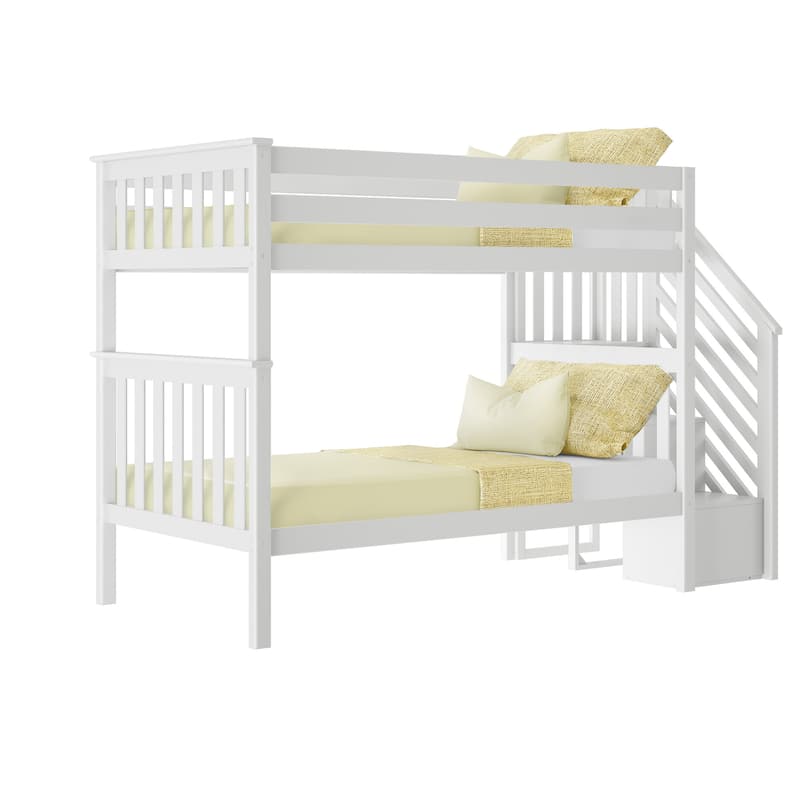 Max and Lily Twin over Twin Staircase Bunk