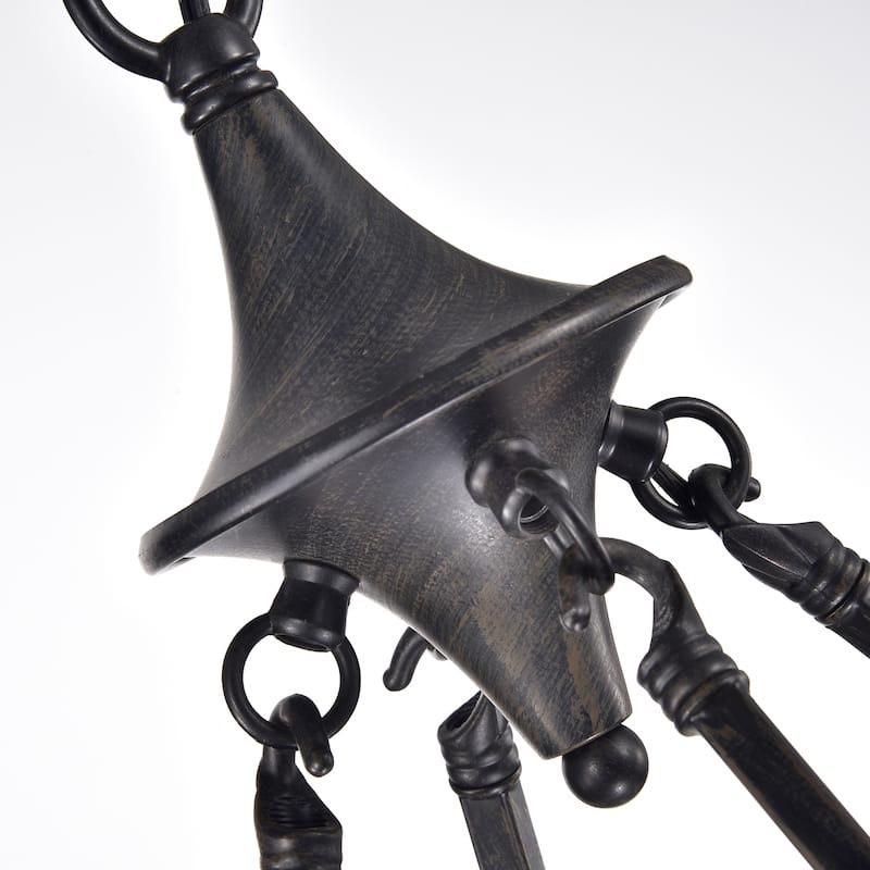 Elbrus 6-Light Candle Style wheel Chandelier