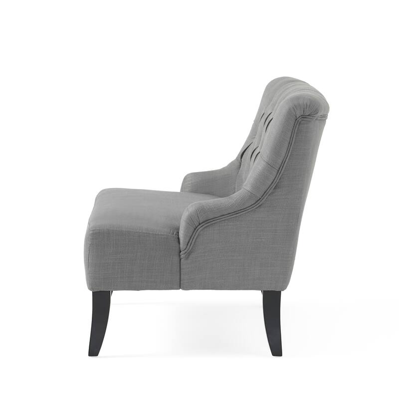 Nicole Polyester Blend Fabric Settee by Christopher Knight Home - 29.25"L x 43.75"W x 30.50"H