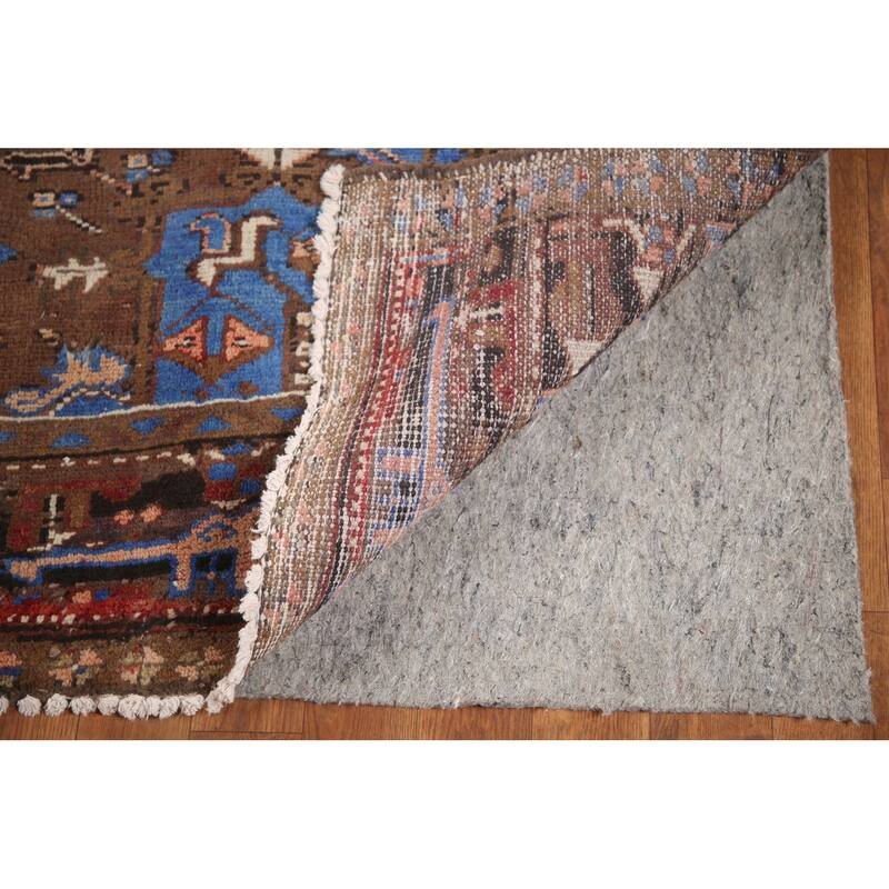 Hand Knotted Oriental 100% Wool Carpet Traditional Medallion Red Heriz Area Rug - 10' 1'' X 7' 5''