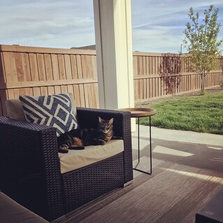 Santa Rosa Outdoor 7 Seater Wicker Sofa Chat Set by Christopher Knight Home