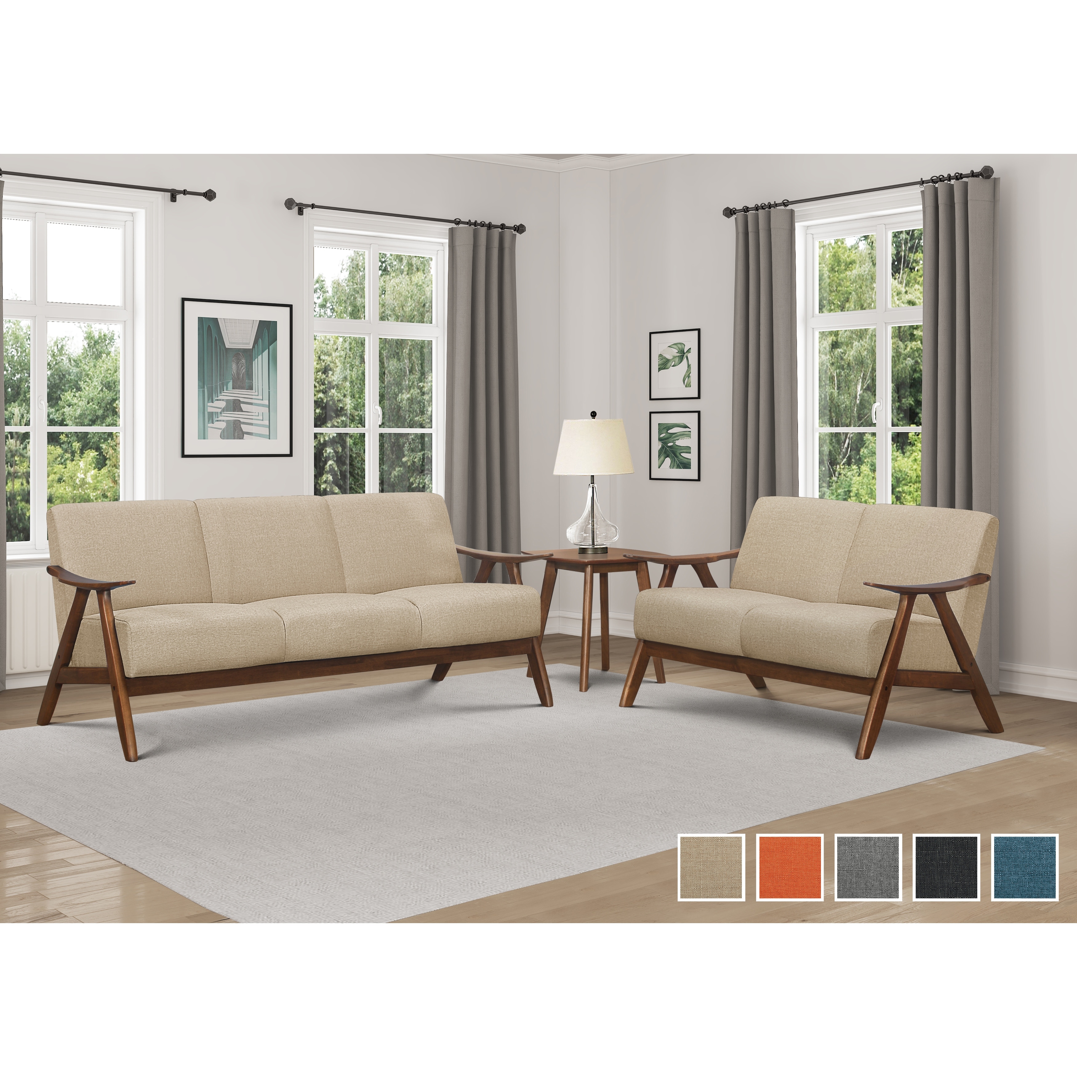 Terrific 2 Pieces Living Room Set Gallery