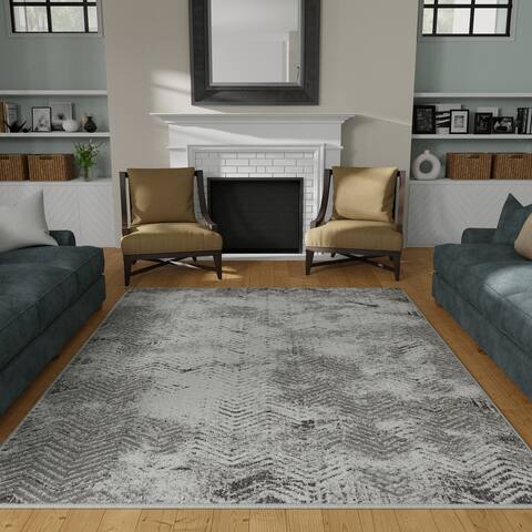 Loomaknoti Aysal Armelar Cream/Gray Area Rug