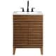 Modway Walnut Grain Vanity with Ceramic Basin - Bed Bath & Beyond ...