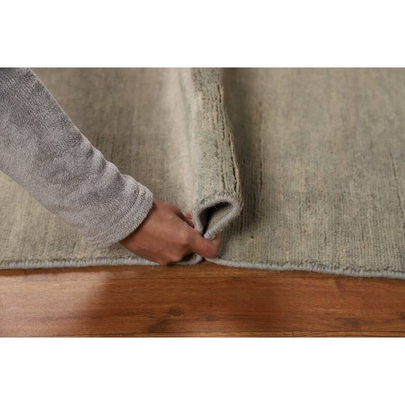 Hand Knotted Oriental 100% Wool Carpet Modern Modern Multi-Colored Gabbeh Area Rug - 3' 11'' X 2' 5''