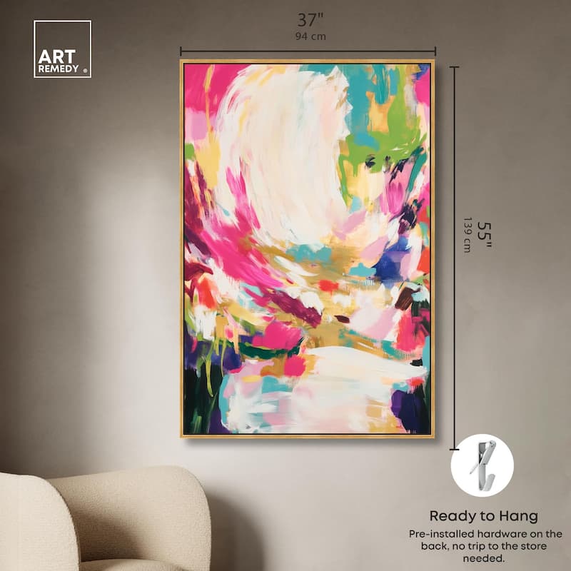 Deep Bloom II Canvas by Art Remedy