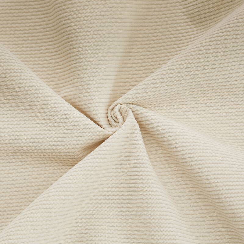 Modern L-Shaped Corduroy High Back Sofa, Right-Hand Facing (RHF)