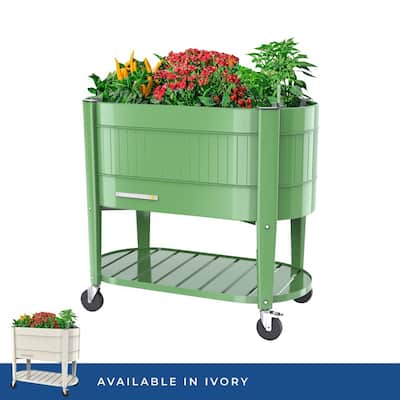Permasteel Raised Garden Bed with Legs with EnGrow™ TrueSoil™ Technology