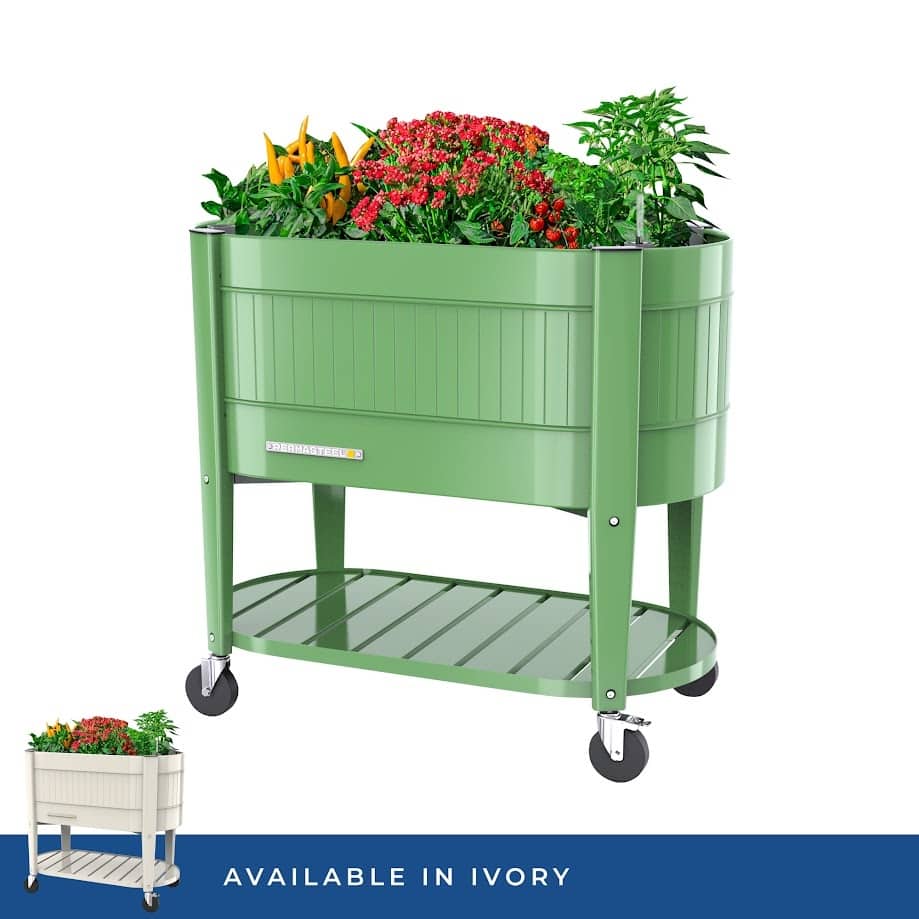 Permasteel Raised Garden Bed with Legs with EnGrow™ TrueSoil™ Technology