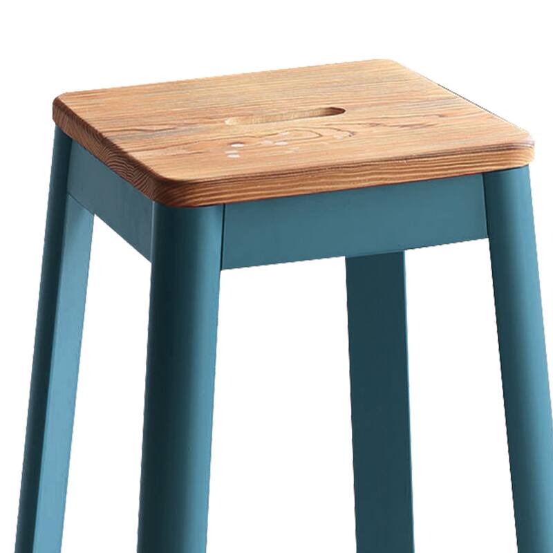 High Quality Armless Bar Stool with Crossbar Support