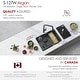 preview thumbnail 9 of 55, STYLISH Stainless Steel Workstation Completo Series Kitchen Sink with Accessories Included - Brushed Stainless Steel