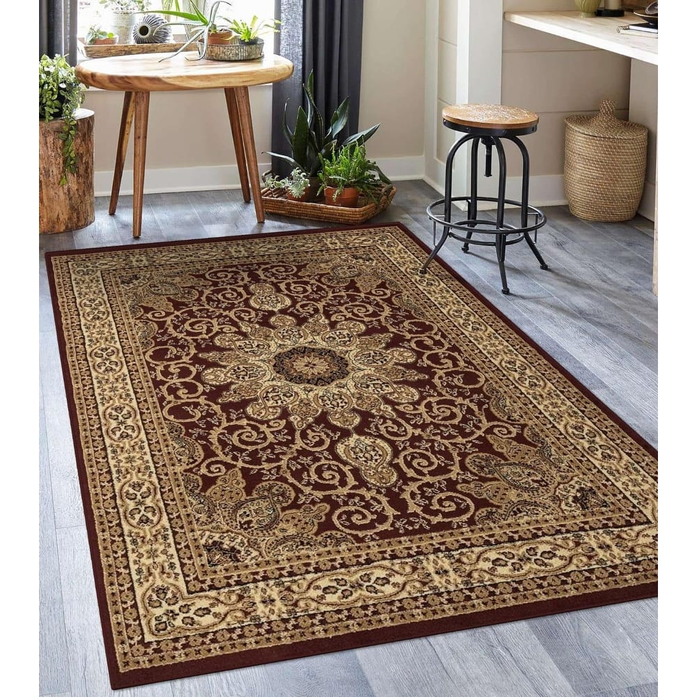 Luxe Weavers Oriental Floral Medallion Area Rug, Indoor Floor Cover