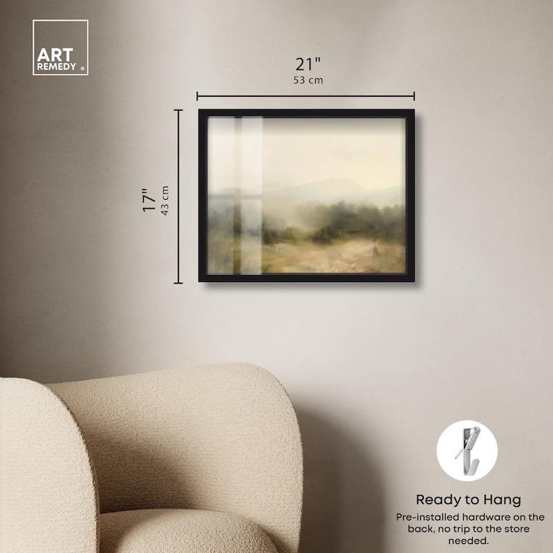 Haze Horizon Shadowbox by Art Remedy