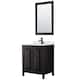 Option Dark Espresso, Black Trim, Giotto Quartz Top