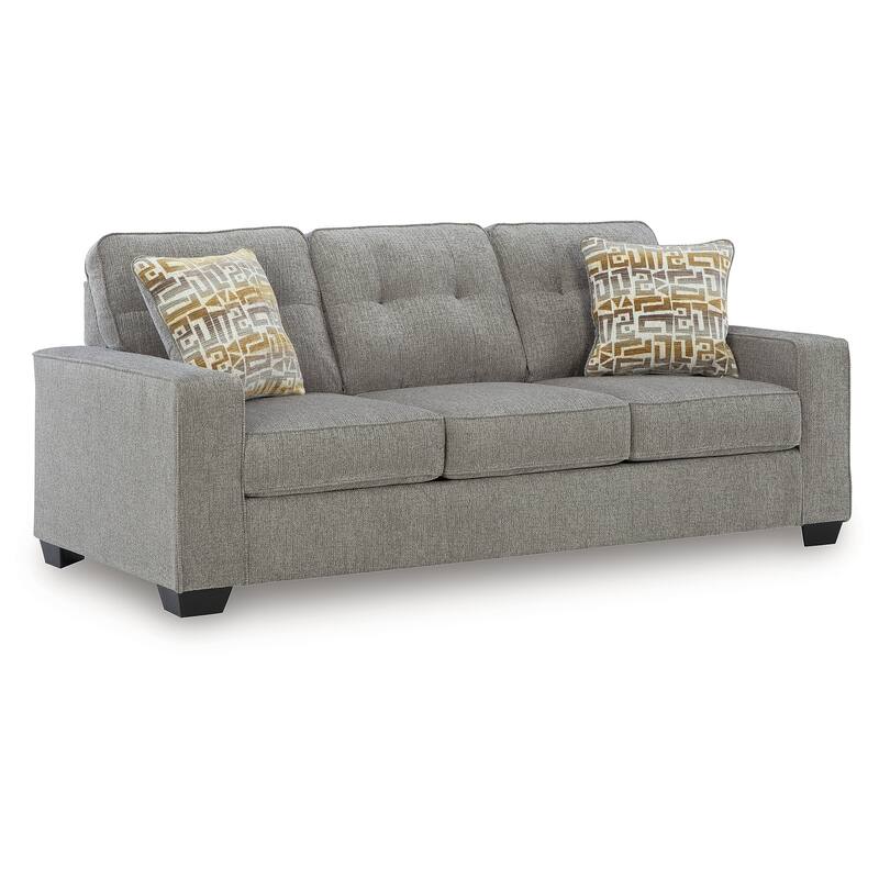 Signature Design by Ashley Fanciful Gray Sofa - 88" W x 40" D x 38" H