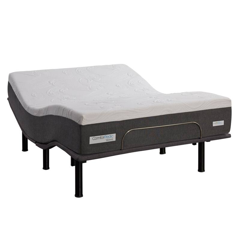 ComforPedic from BeautyRest 14-inch Mattress and Adjustable Bed Set
