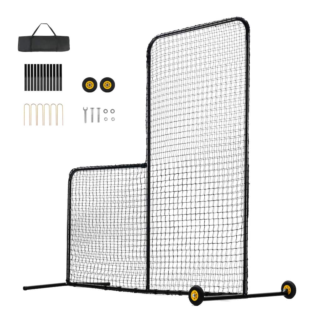 Screen Baseball for Batting Cage Heavy Duty Pitching Net for Pitchers Protection