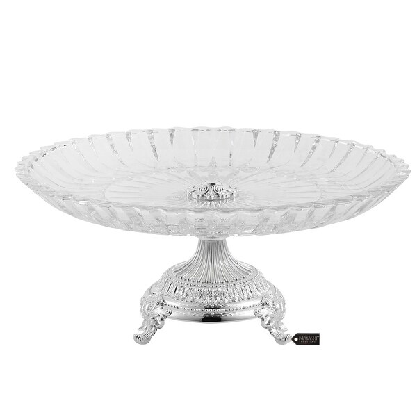 Crystal cake online platter