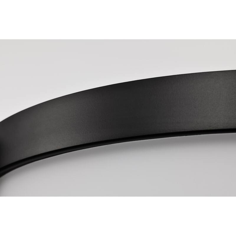 Liam 3 Light Flush Mount Matte Black White Opal Glass - Matte Black