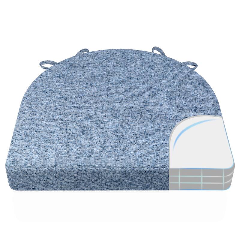 AAAAAcessories 17 in. X 16 in.Indoor Strap Non-slip Chair Cushion for Multi-scenario Setups (2 Pack) - N/A