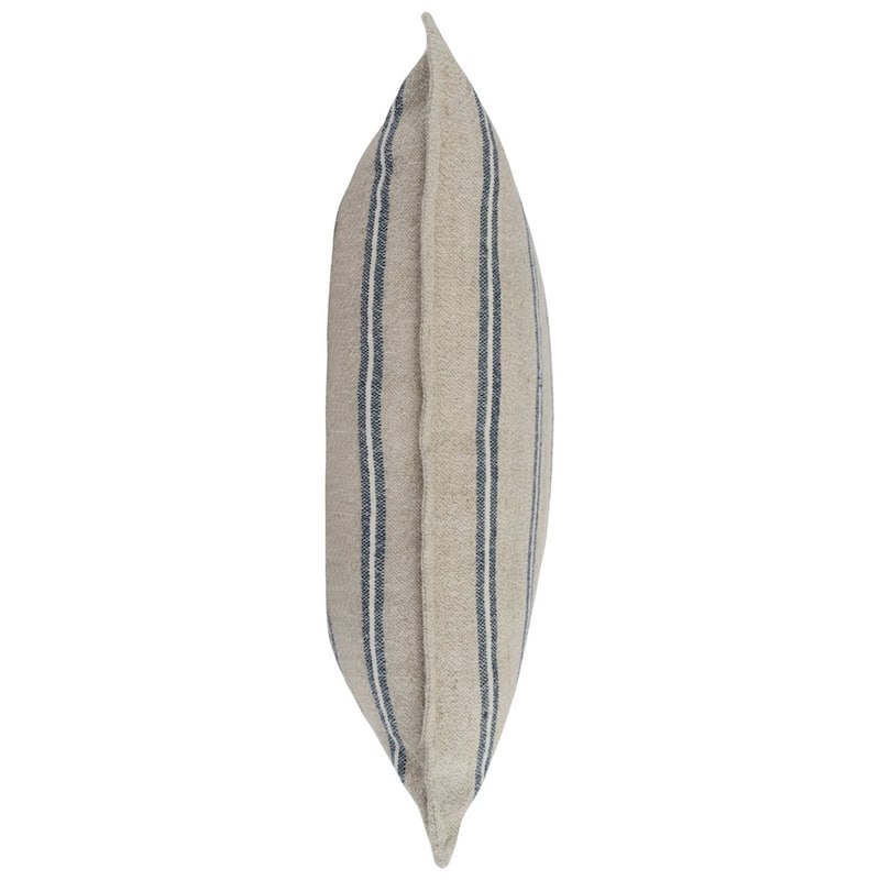 Demi 26" Rectangular Throw Pillow, Natural Blue