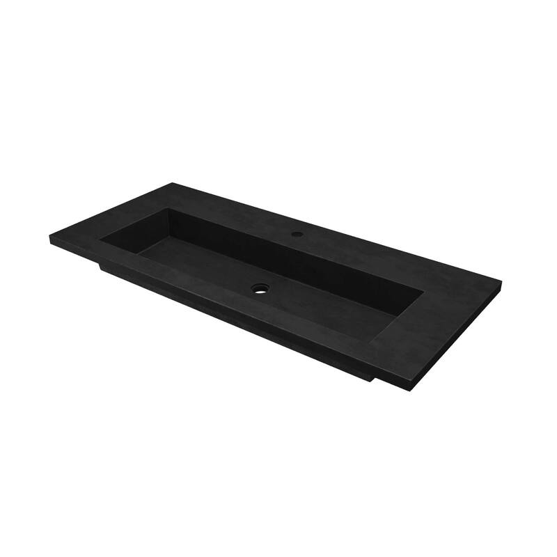 Native Trails NSVT48-1 Capistrano 49" NativeStone Vanity Top - Charcoal - Anthracite Finish