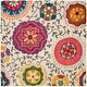 preview thumbnail 4 of 19, SAFAVIEH Monaco Kyeong Boho Rug 5' Square - Ivory/Multi - Square