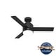 preview thumbnail 2 of 13, Hunter 44" Gilmour Outdoor Ceiling Fan with LED Light, Handheld Remote, Damp-Rated - Transitional, Contemporary