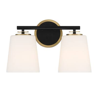Meridian M80077 2 Light 15" Wide Vanity Light