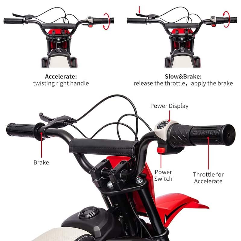 24V 7AH Electric Children's Motorcycle