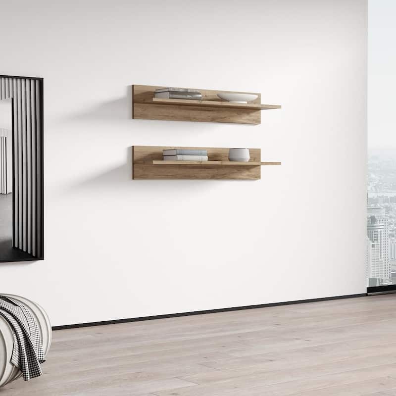 Strick & Bolton Hadi Wall-mounted Shelf (Set of 2)
