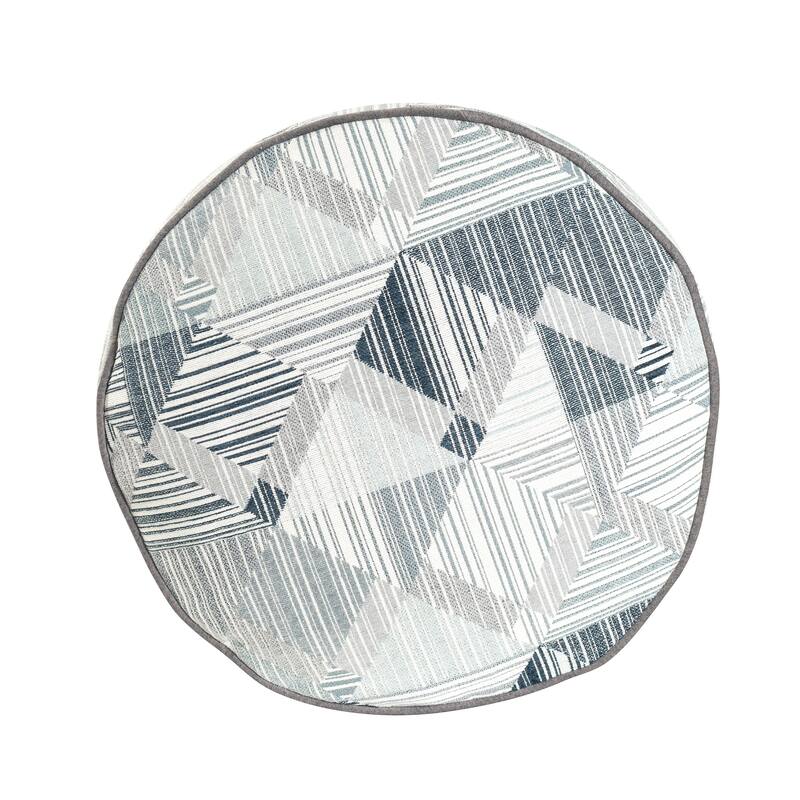 Prisma Navy Tall Pouf