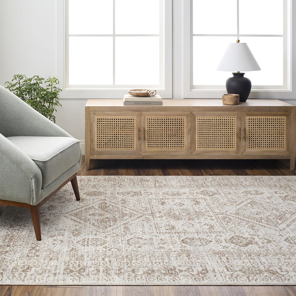 Souza Traditional Medallion Area Rug