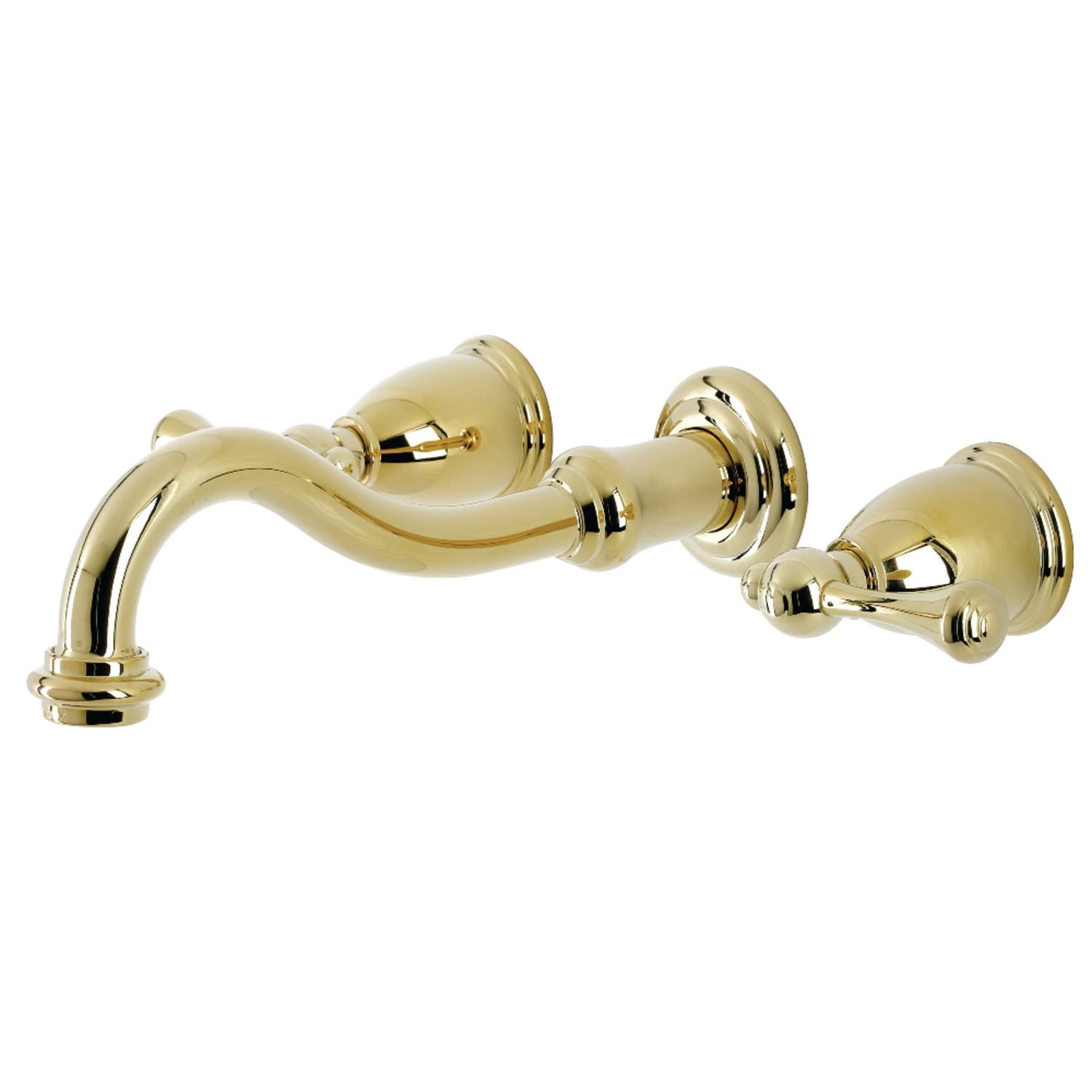 Kingston Brass Vintage 1.2 GPM Wall Mounted Widespread Bathroom Faucet