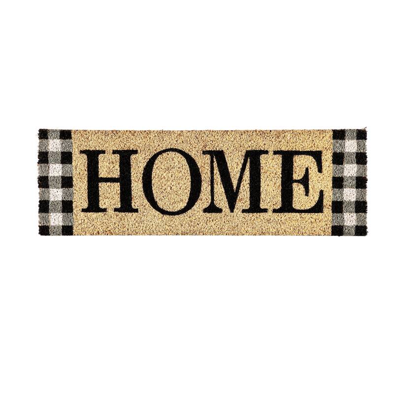 28 in. x 9 in. HOME Plaid Kensington Switch Mat