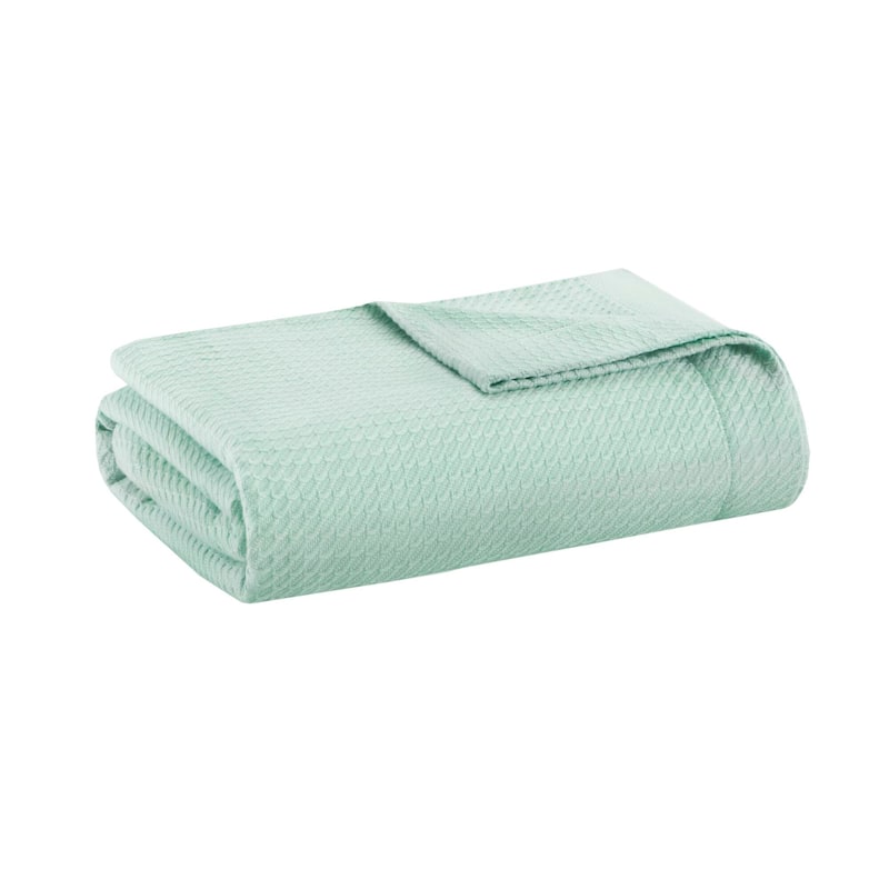 Madison Park Egyptian Cotton Solid Blanket