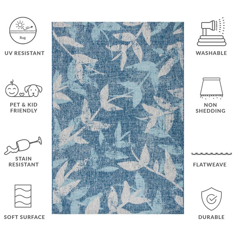 SAFAVIEH Courtyard Rula Indoor/Outdoor Waterproof Patio Backyard Rug
