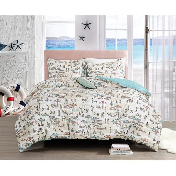 slide 2 of 5, Surf Twin/Full Size Comforter Set