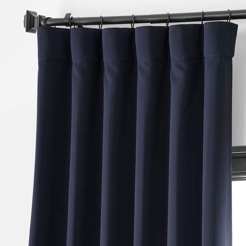Exclusive Fabrics Performance Woven Blackout Curtain Pair (2 Panels)