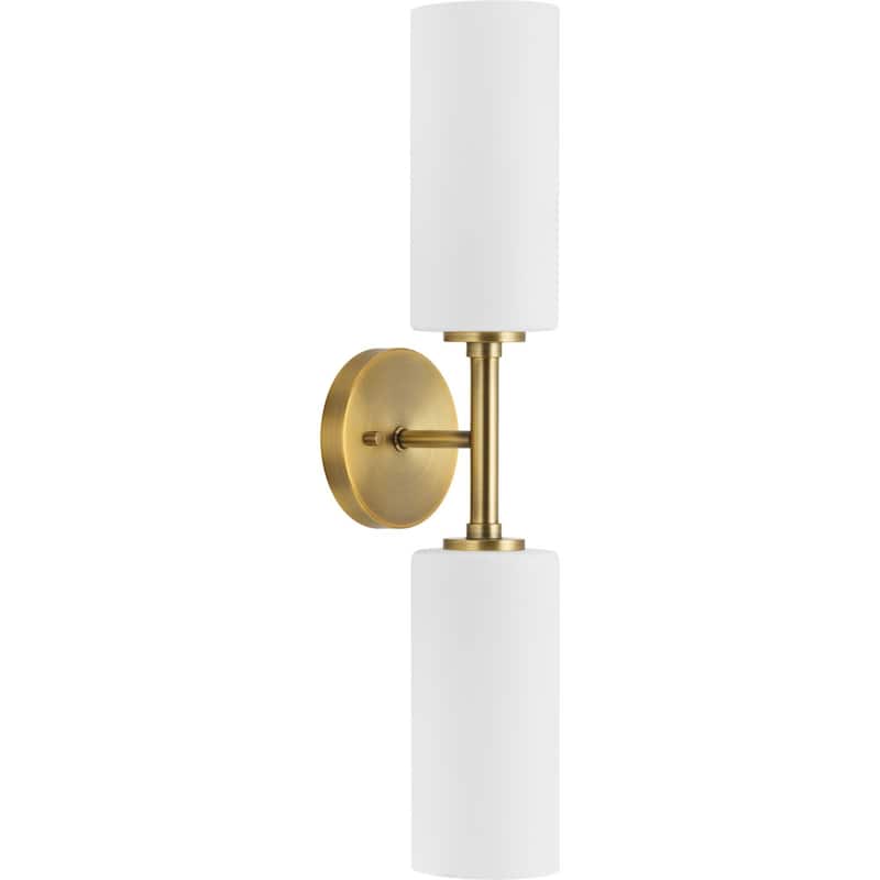 Progress Lighting P710116 Cofield 2 Light 5" Tall Wall Sconce - Vintage Brass