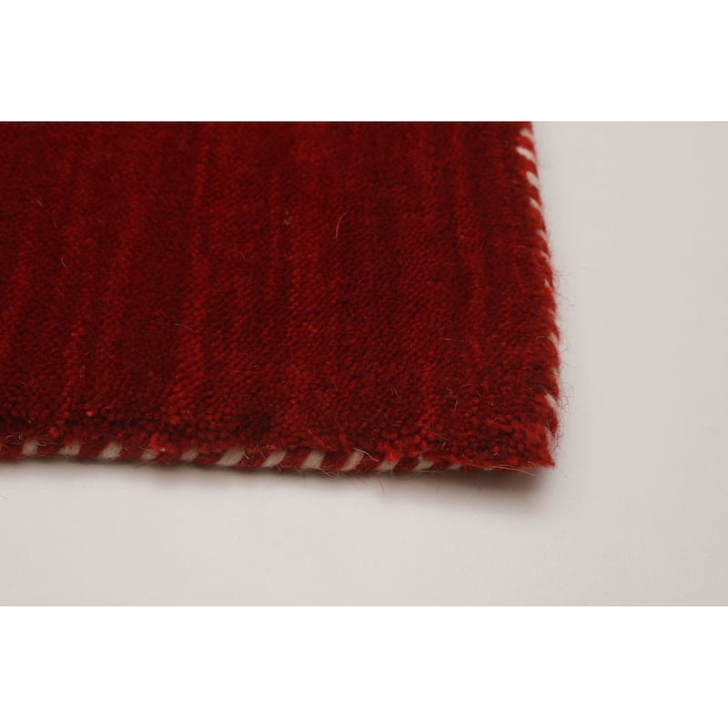 Kashkuli Gabbeh Red Rug 2'6" x 6'8" - 2'6 x 6'8