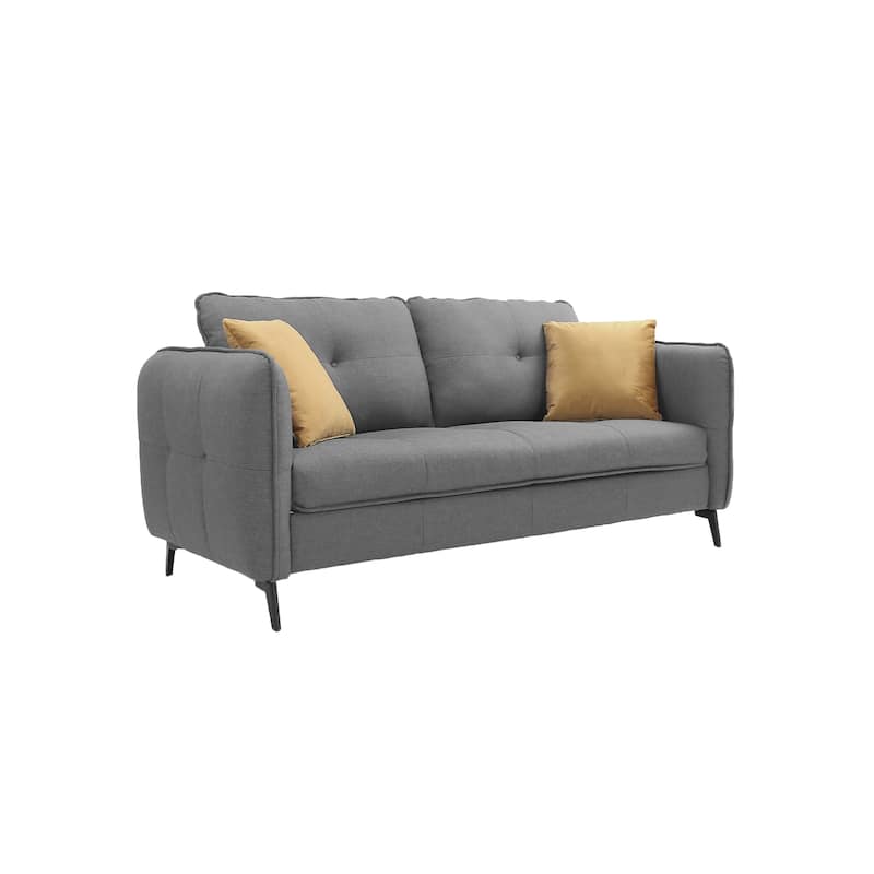 Modern Fabric Loveseat Sofa