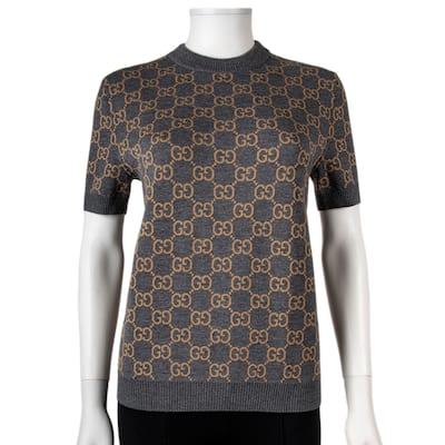 Gucci Reversible GG Wool Jacquard Top
