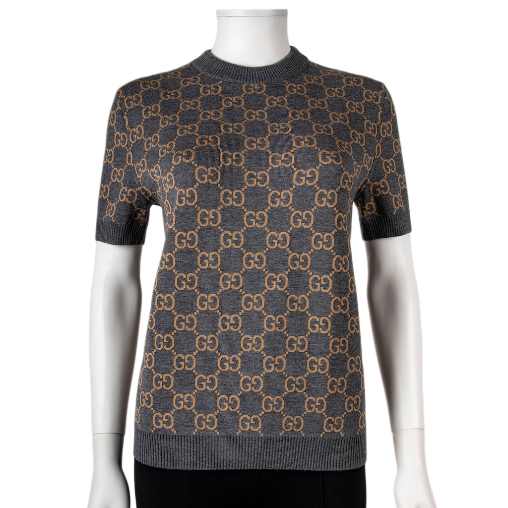 Gucci Reversible GG Wool Jacquard Top