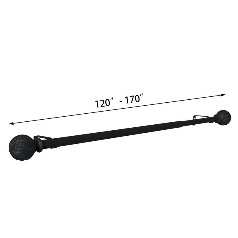 Modern Farmhouse Extendable Curtain Rod with Final Set